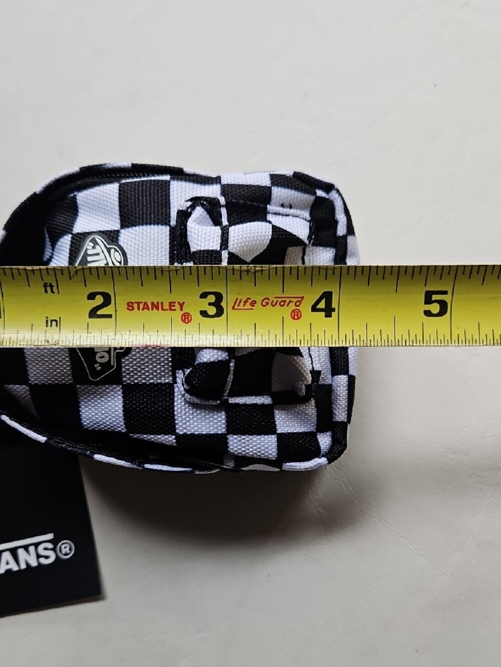 Vans Black & White Checker Mini Backpack Keycharm - Picture 15 of 16
